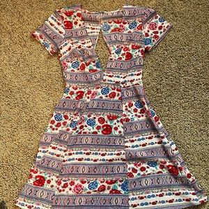 Show me your mumu patterned dress